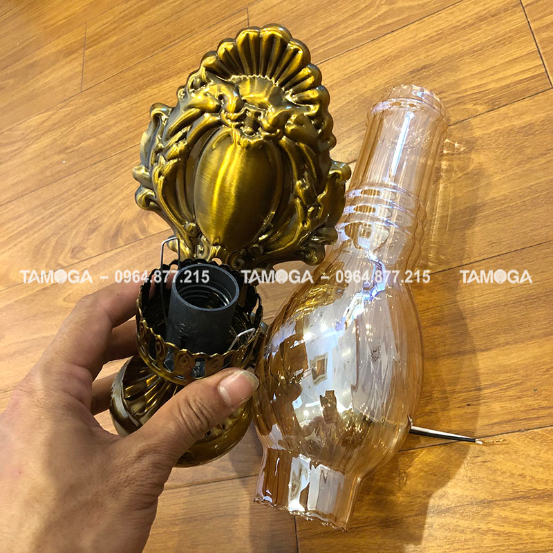 Đèn tường trang trí TAMOGA JILIA 390 + Kèm bóng 3 màu E27