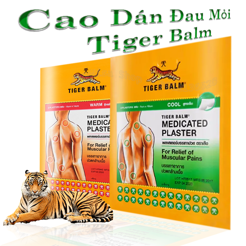 [DuyNisa Thailand] Cao Dán Đau Mỏi Tiger Balm