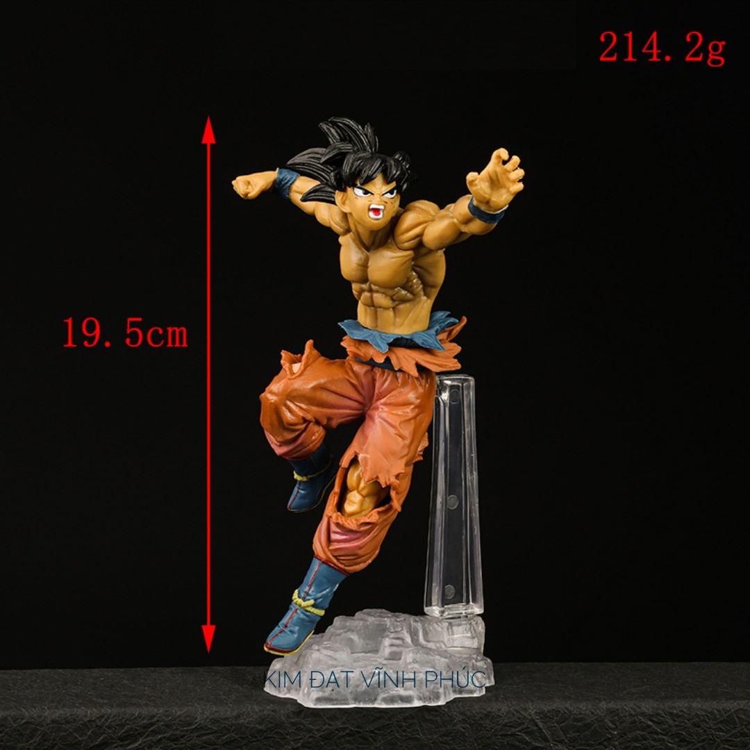 Mô hình Daragon ball songoku trạng thái chiến đấu hàng siêu đẹp cao 20cm
