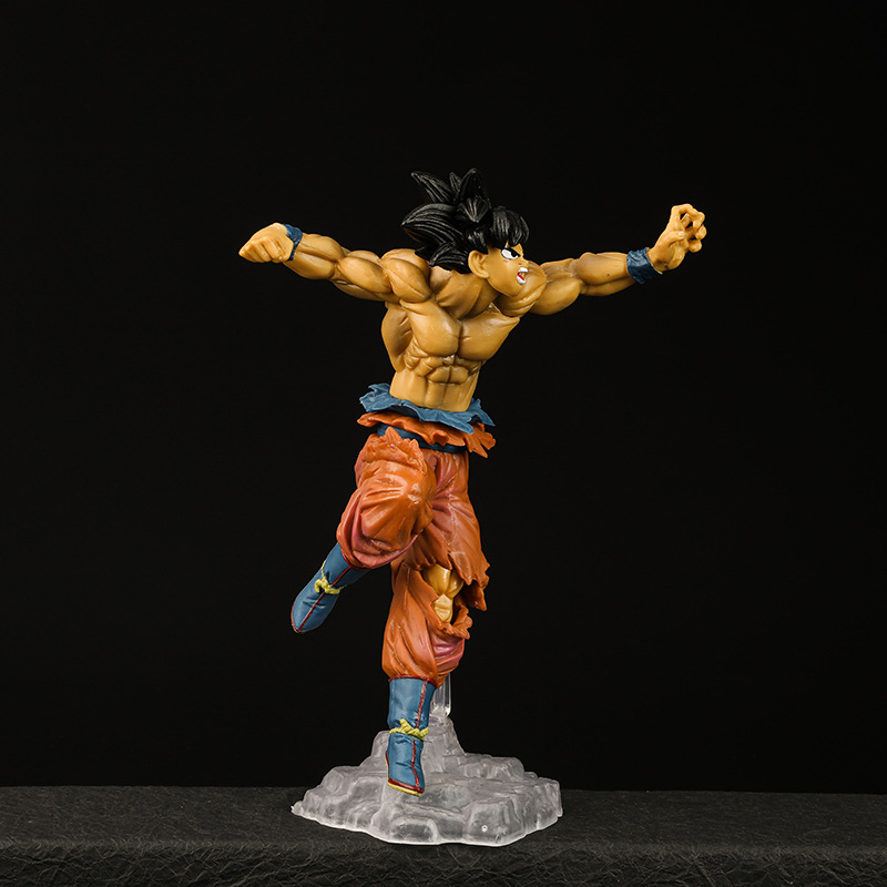 Mô hình Daragon ball songoku trạng thái chiến đấu hàng siêu đẹp cao 20cm