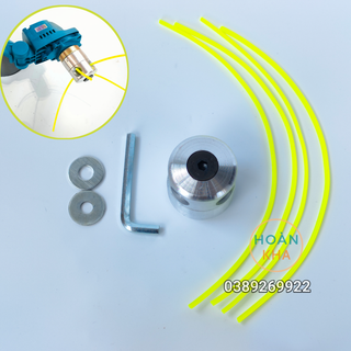 Đầu cắt cỏ bằng hợp kim nhôm, bát cước gắn máy cắt cỏ xăng, bát cước gắn máy cắt cỏ pin