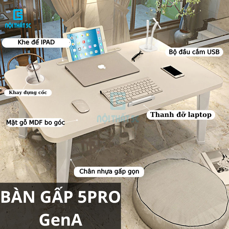 Bàn làm việc học tập ngồi bệt gấp gọn thông minh,bàn đọc sách chân nhựa kích thước nhỏ gọn tiện lợi tiết kiệm không gian