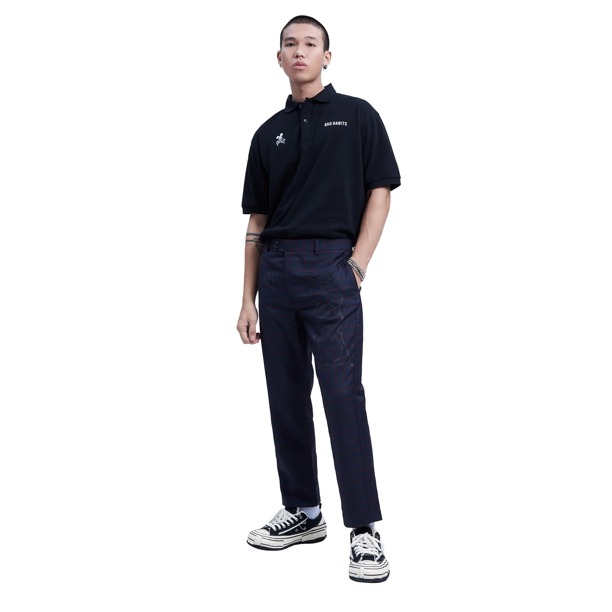 Quần Nam Bad Habits PUNK OFFICER TROUSER - Local Brand chính hãng