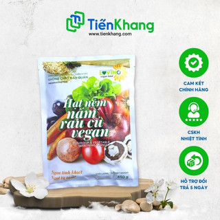Hạt nêm nấm rau củ vegan loving, Hạt nêm thuần chay an toàn cho sức khỏe