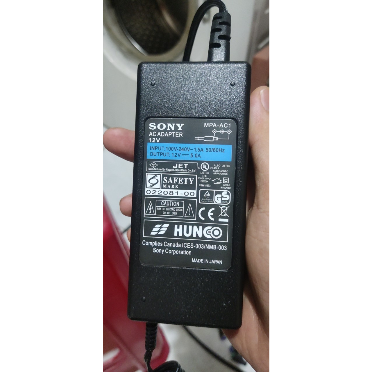 Adapter 12v-5A cho bơm mini đơn