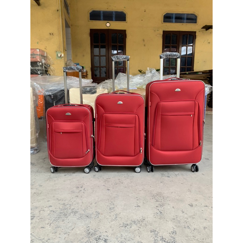Combo vali vải chính hãng Hùng Phát size 24+ size 28