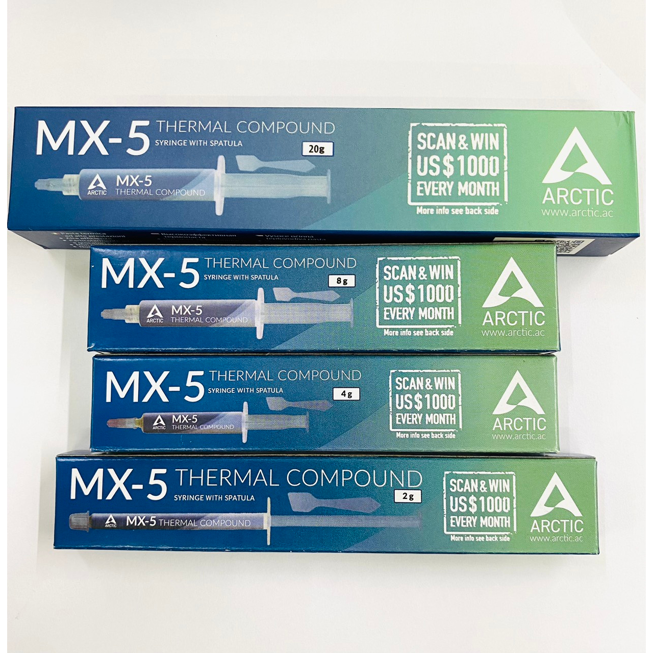 Keo tản nhiệt Arctic MX5 - MX4 2g -4g 8g 20g