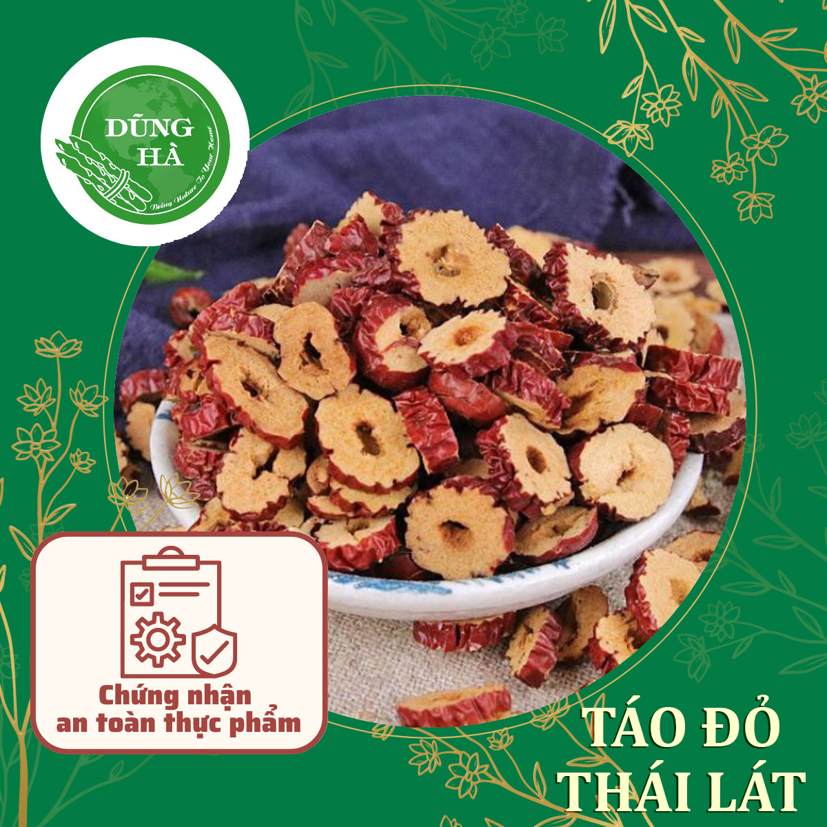 Táo đỏ thái lát dinh dưỡng tốt cho sức khoẻ