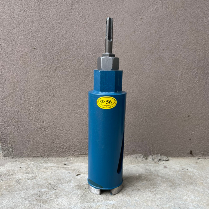 Mũi khoan rút lõi bê tông khô phi 56 x 180 mm mũi khoét lỗ tròn siêu phẩm cho thợ điện lạnh khoét lỗ lắp điều hòa