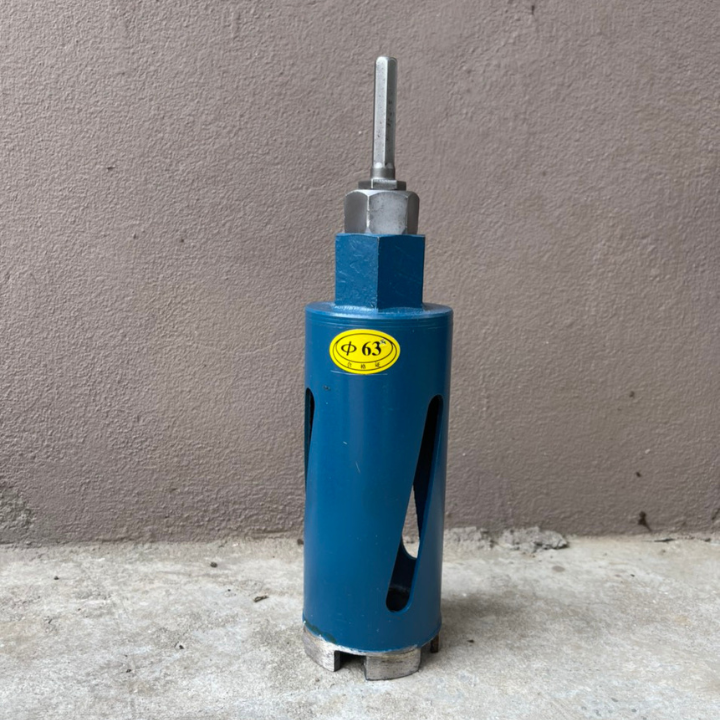 Mũi khoan rút lõi bê tông khô phi 56 x 180 mm mũi khoét lỗ tròn siêu phẩm cho thợ điện lạnh khoét lỗ lắp điều hòa