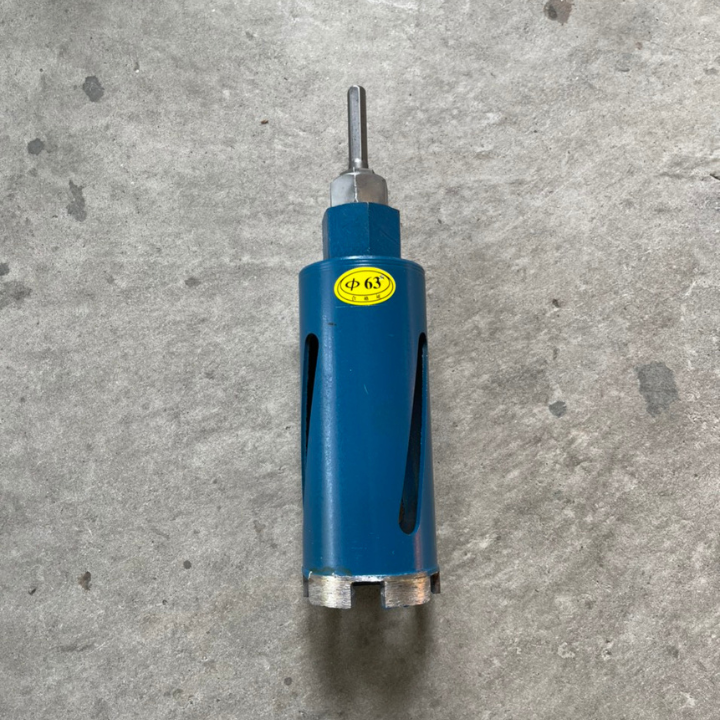 Mũi khoan rút lõi bê tông khô phi 56 x 180 mm mũi khoét lỗ tròn siêu phẩm cho thợ điện lạnh khoét lỗ lắp điều hòa