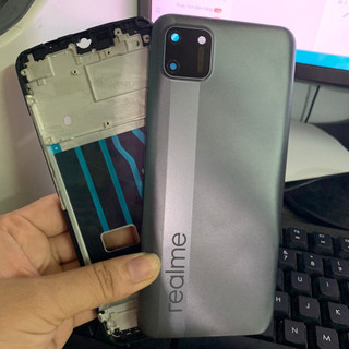 bộ vỏ realme C11 2020 có kính cam khe sim