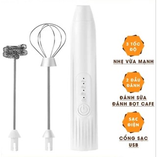 (Bảo hành 6 tháng)Máy đánh trứng máy tạo bọt cafe 3 tốc độ cầm tay