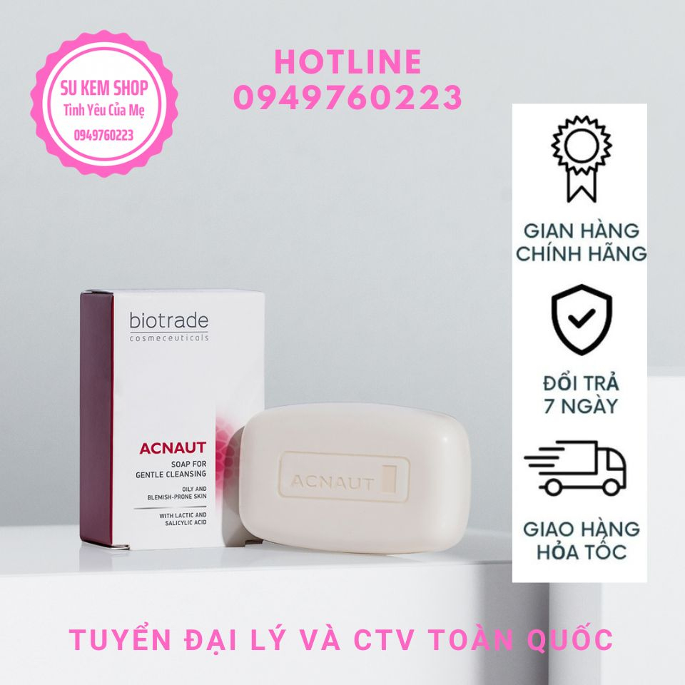 Xà phòng hỗ trợ giảm mụn BIOTRADE ACNAUT SOAP