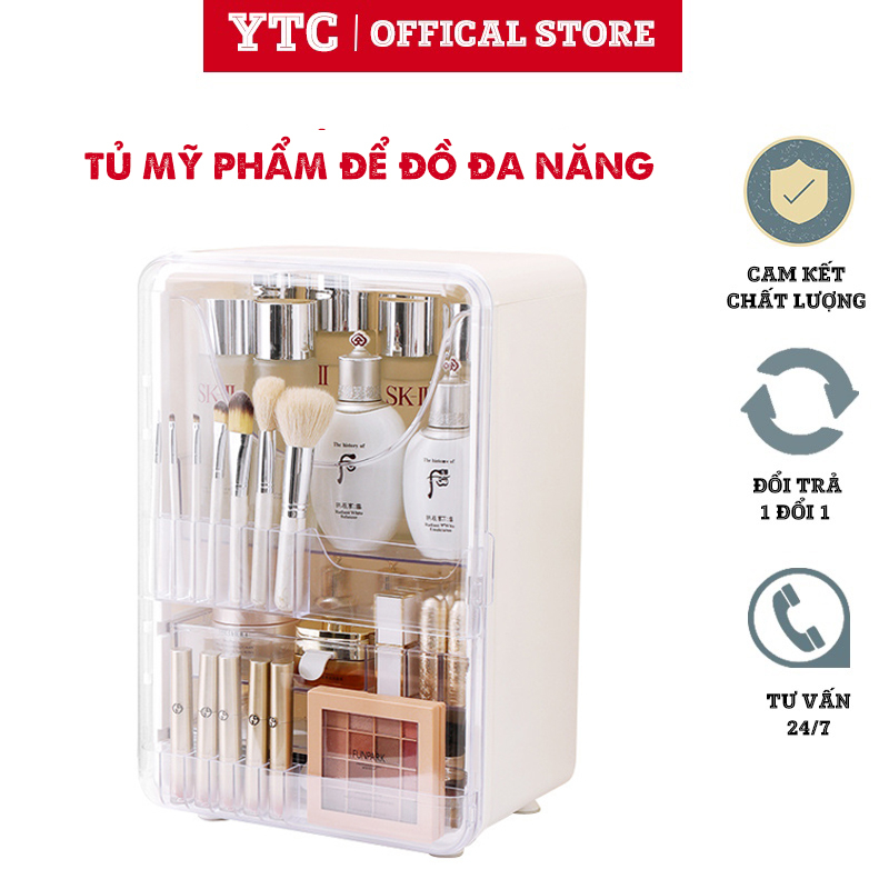 Kệ Đựng Mỹ Phẩm Trong Suốt YTC Chống Nước Chống Bụi