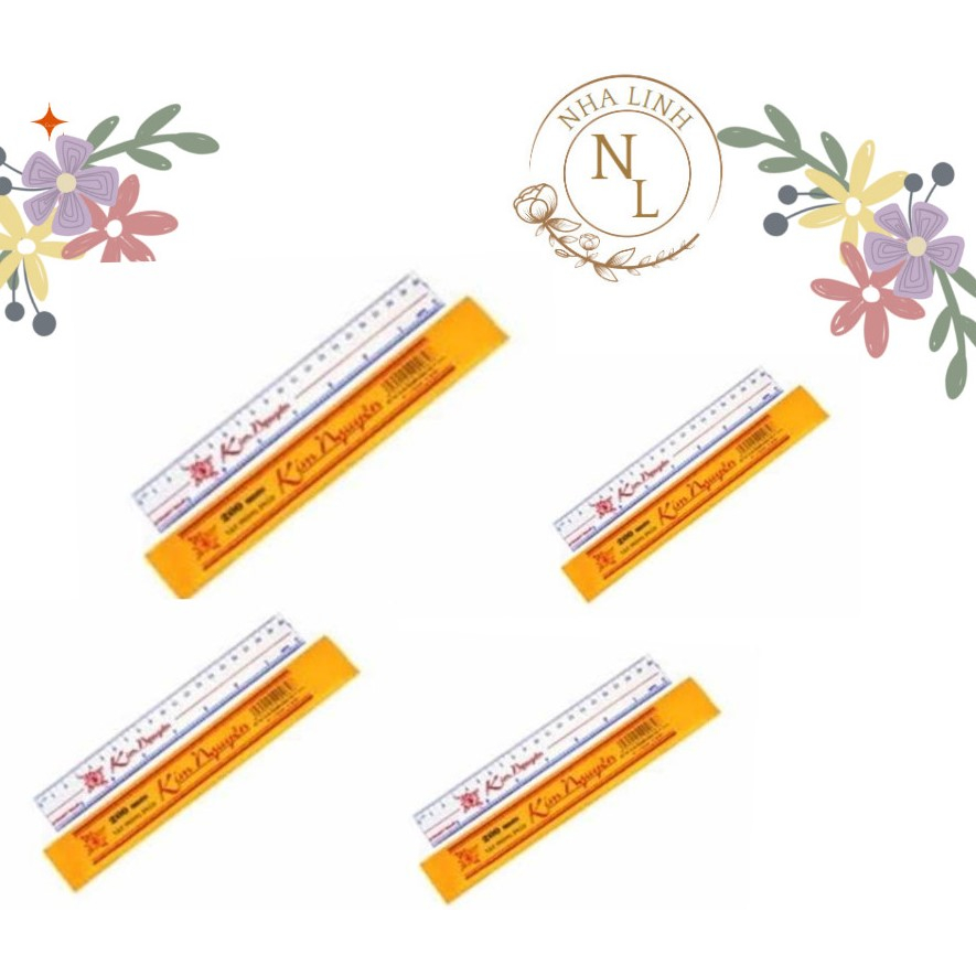Thước kẻ cứng Kim Nguyên 20-30cm