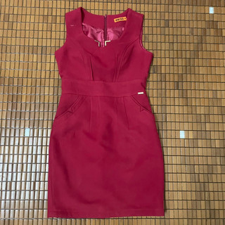 Đầm công sở nữ đỏ Megg size m