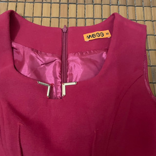 Đầm công sở nữ đỏ Megg size m