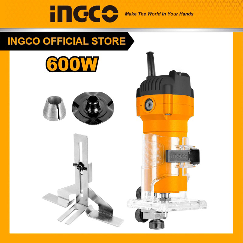 INGCO Máy phay cắt mép 600W PLM6001