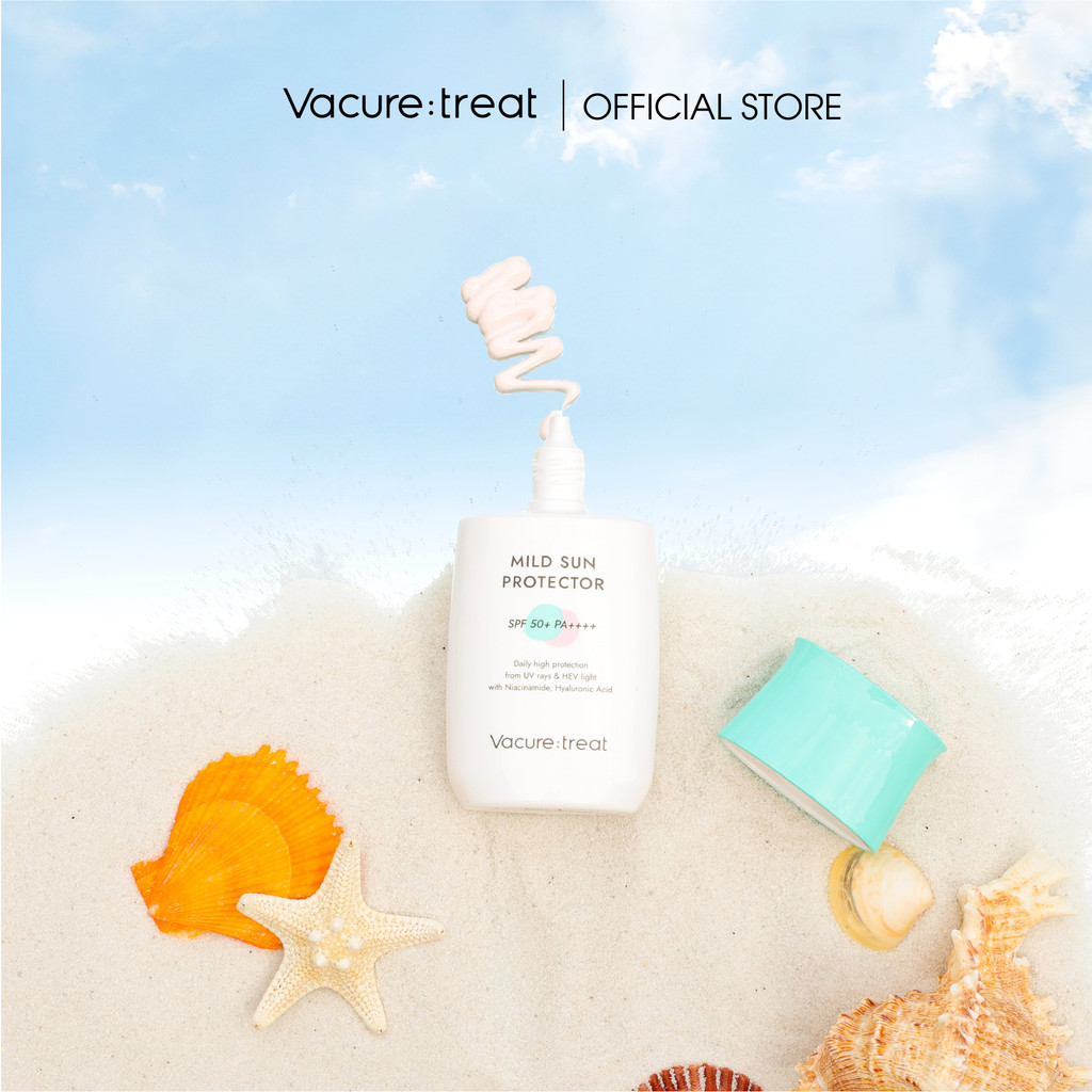 Kem chống nắng nâng tone Vacure:treat Mild Sun Protector SPF50/PA++++ 50 ml