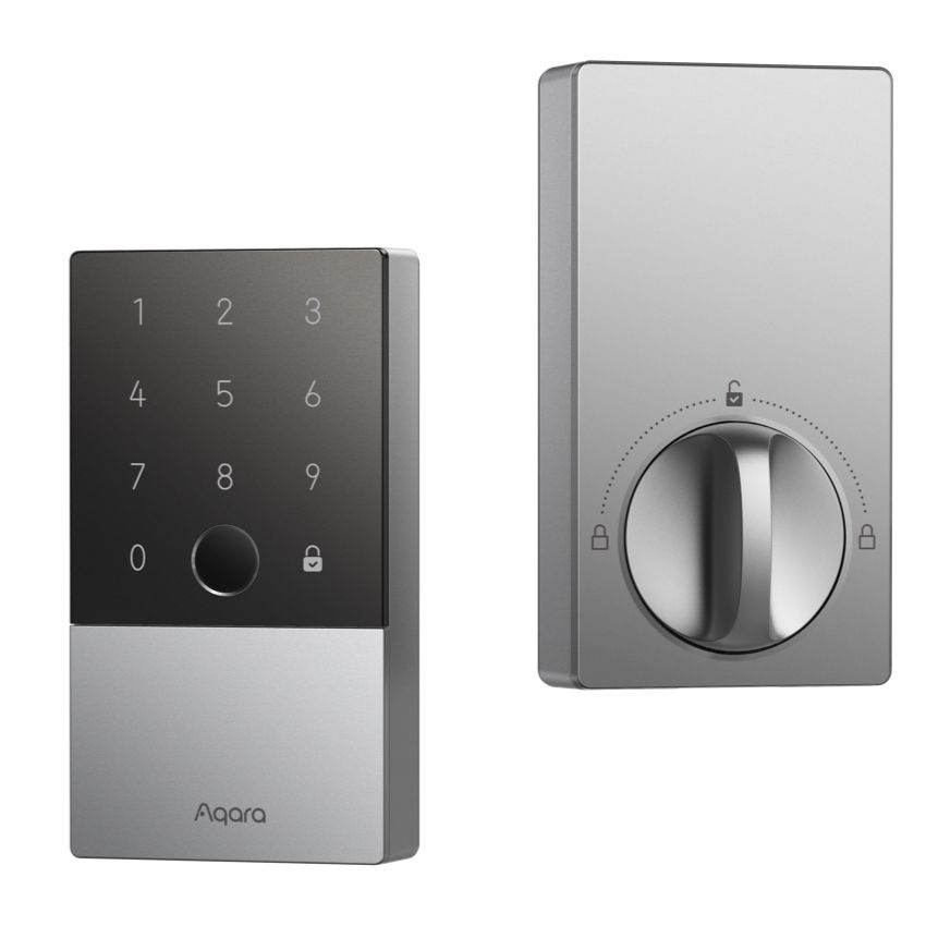 Khóa cửa thông minh Aqara U100 - Tặng kèm Hub E1, Tích hợp vân tay, hỗ trợ HomeKey, Lưu trữ 50 User, BH 12 Tháng