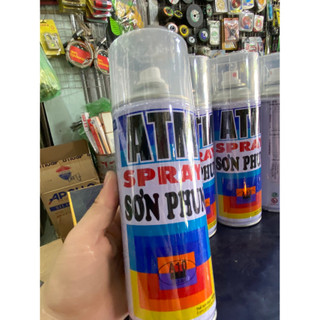 Combo 10 chai sơn xịt bóng, không màu atm a10 - 400ml - sẵn hàng giá tốt