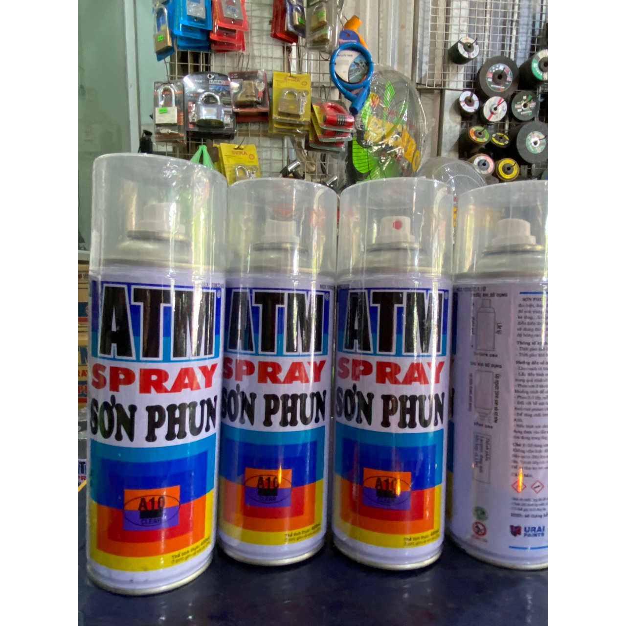 COMBO 10 CHAI  Sơn Xịt Bóng, Không Màu ATM A10 - 400ml - sẵn hàng giá tốt