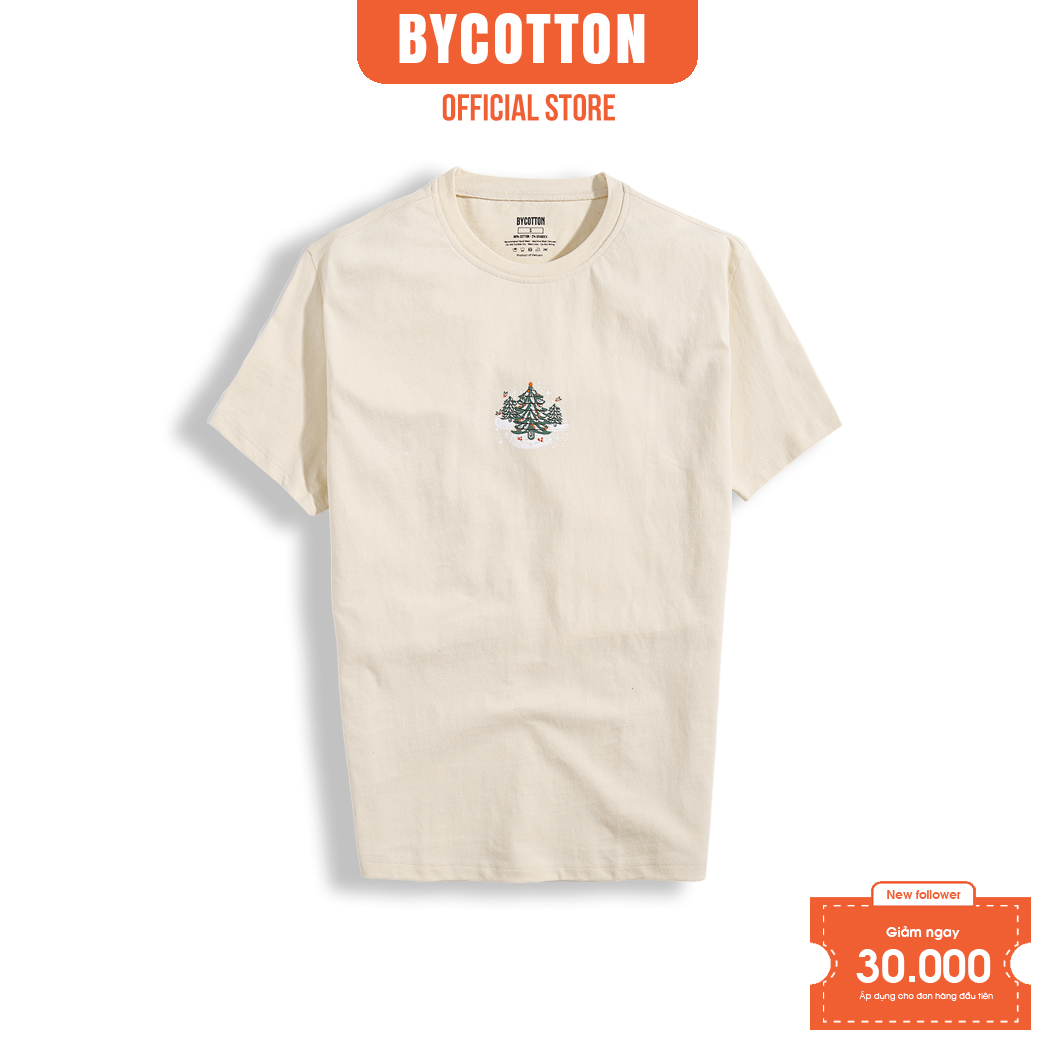 [Mã BYCO50PP giảm ngay 50% đơn 0K] Áo Thun Nam Cao Cấp Pine Trees Tee BY COTTON