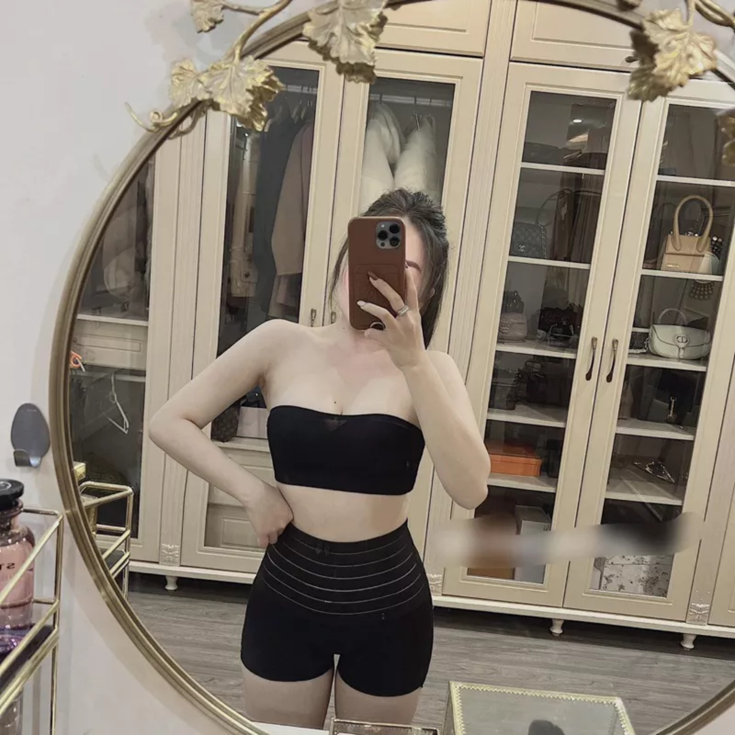 Quần Gen Bụng Đùi Siết Eo Nâng Mông Định Hình Chất Cotton 3D Chống Cuộn  Mã K13