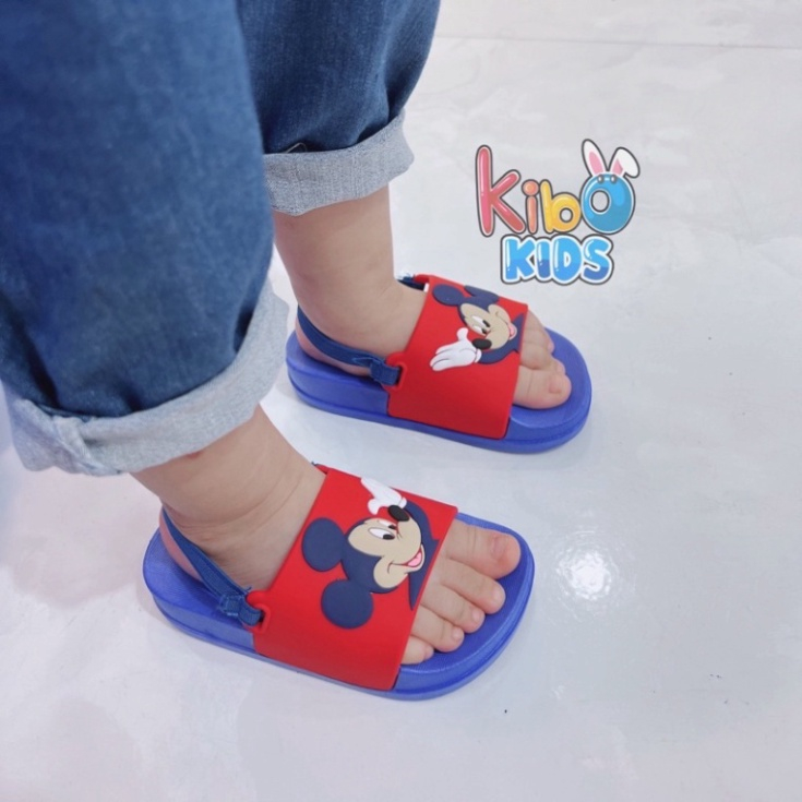 Dép tập đi quai thun, lê có quai siêu nhẹ cho bé trai bé gái size 18-23