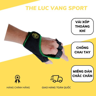 Găng tay thể thao, tập gym xốp không cổ