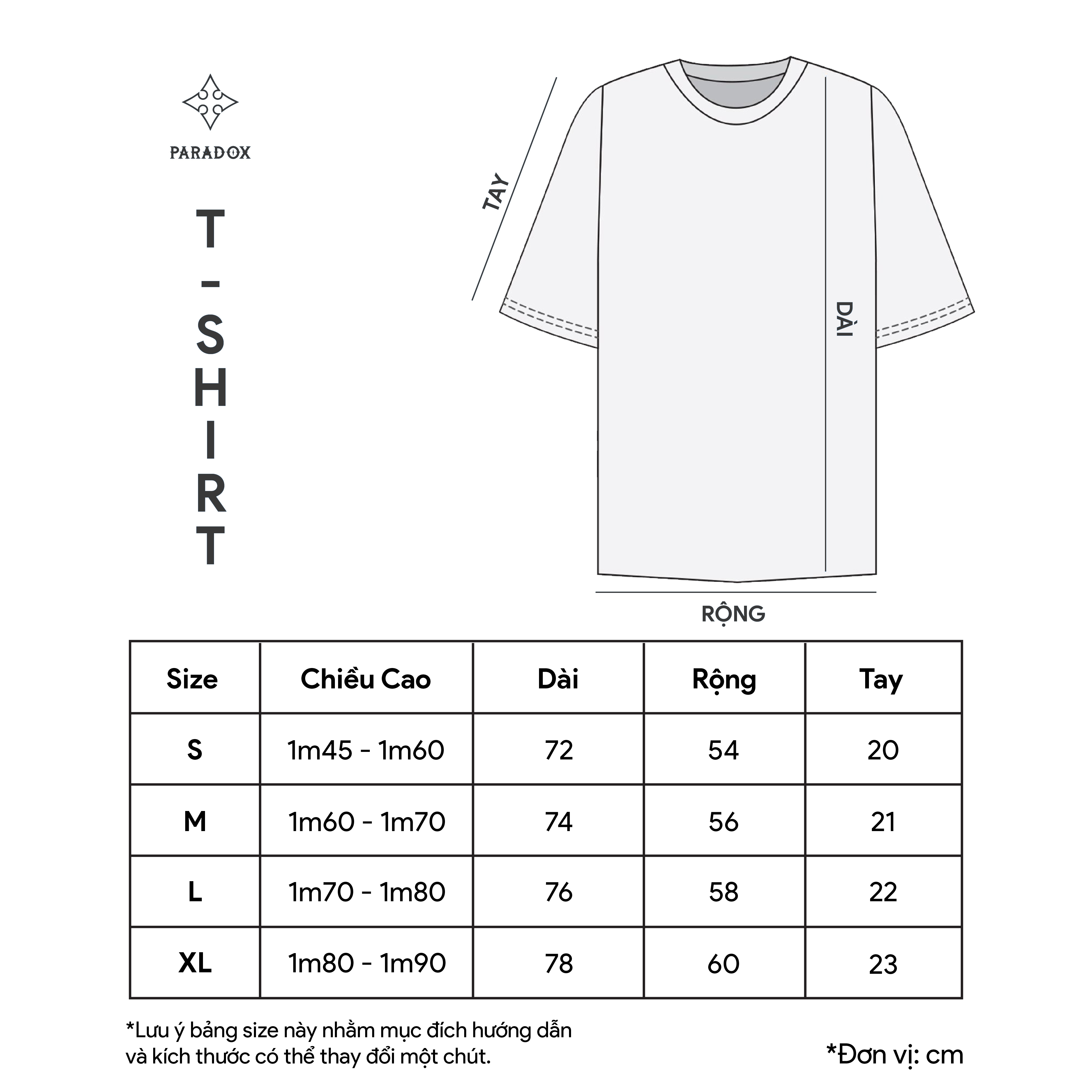 Áo thun form rộng Paradox tay lỡ - Unisex - High-class Coll. - RAVEN - Đen