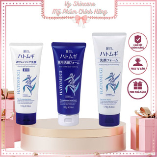 Sửa rửa mặt Dưỡng Trắng Da, Ngừa Mụn chiết xuất ý dĩ Hatomugi Naturie 130g - 150g - 170g