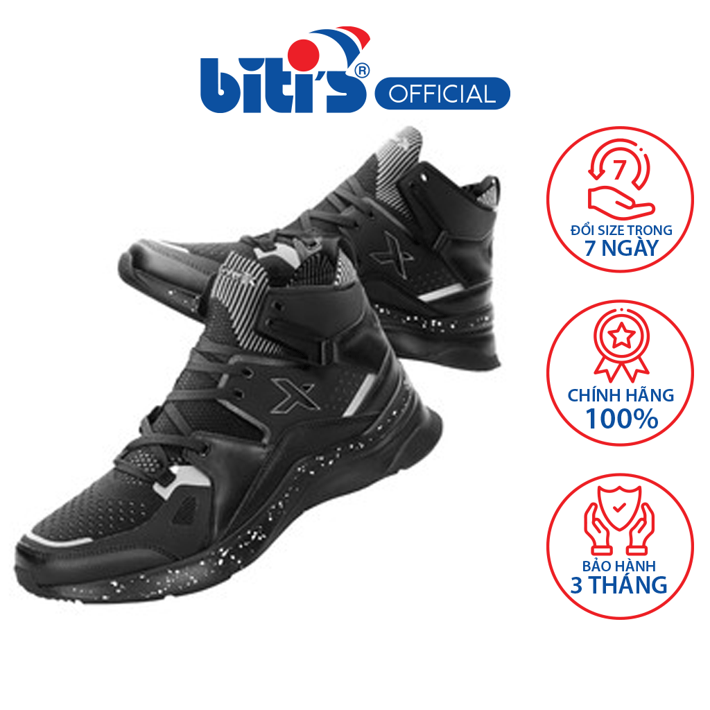 Giày Thể Thao Nam Nữ Biti’s Hunter X Z MIDNIGHT BLACK MID TOP DSMH06301DEN/DSWH06301DEN