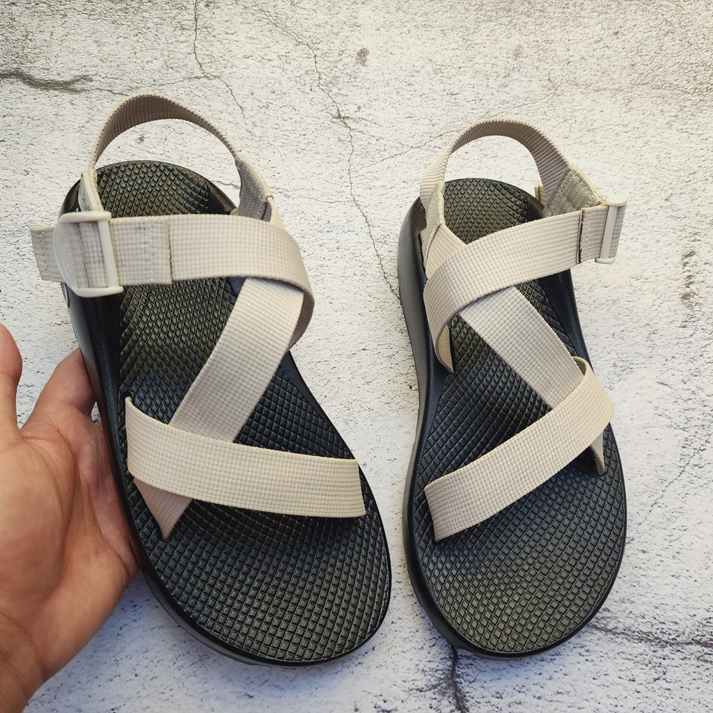 Dép nữ, nam Sandal Chaco Đế Cao 4 màu Đen Trắng Size 35-43