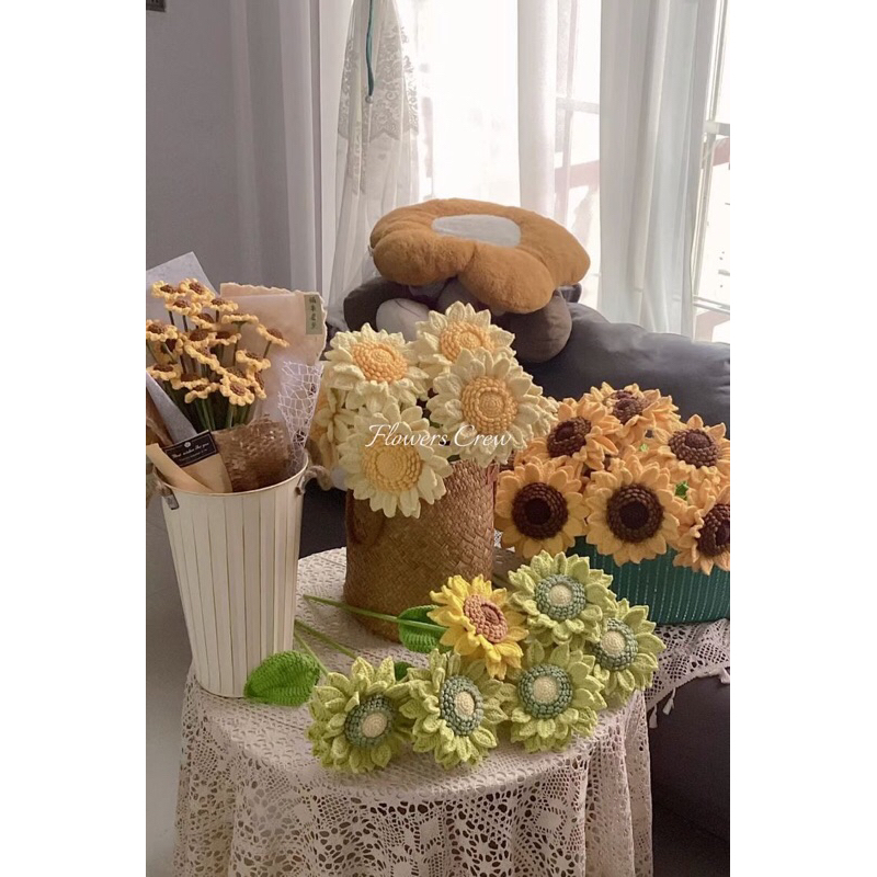 Lẻ hoa len nhiều loại