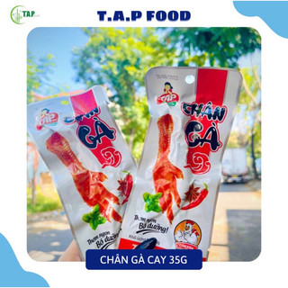 Chân gà cay tứ xuyên tap food siêu ngon chính hãng 35gr - chân gà ủ vị ăn liền đặc biệt chất lượng gói 35gr/cái