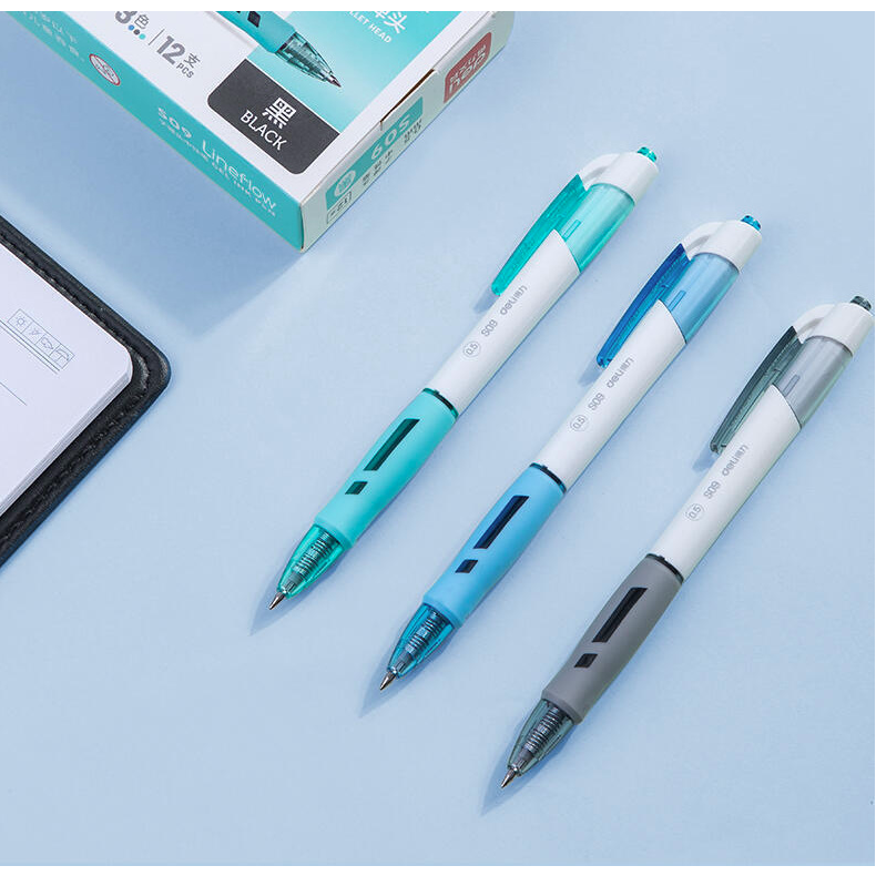 Bút gel Deli văn phòng sinh viên S09 ngòi 0,5mm siêu xinh