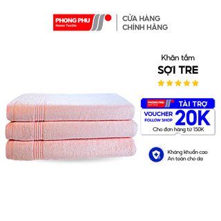 Khăn Tắm, Khăn Mặt, Khăn Tay Thương Hiệu Mollis Bamboo BMT4 FMT4 HMT4 Sợi Tre Kháng Khuẩn