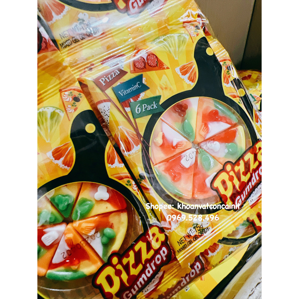 Kẹo dẻo Pizza Gumdrop dẻo ngon