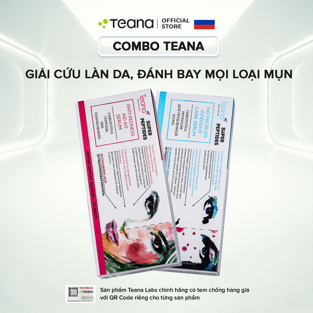 Combo Teana giải cứu làn da, đánh bay mọi loại mụn (anti + no problem)