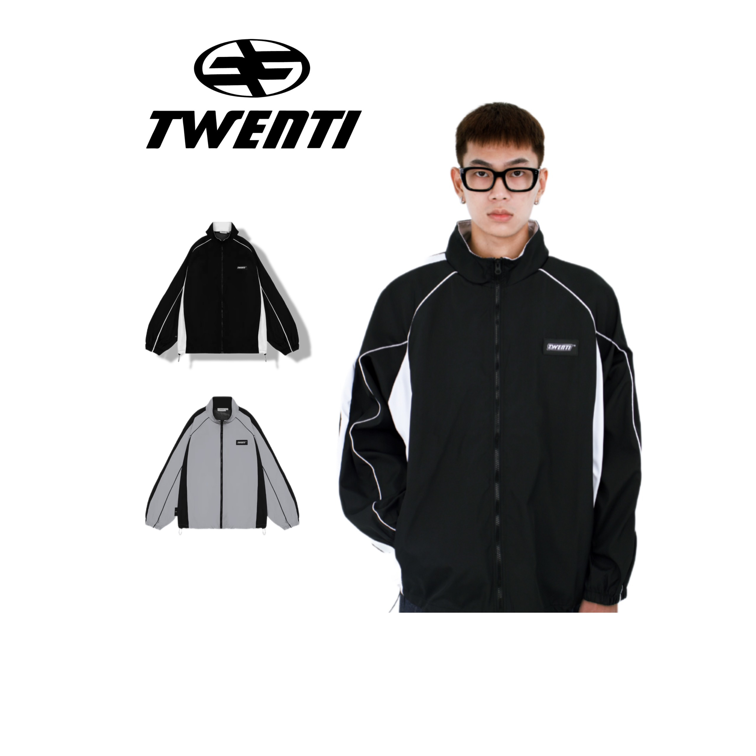 Dù TWENTI Viền Phối Màu