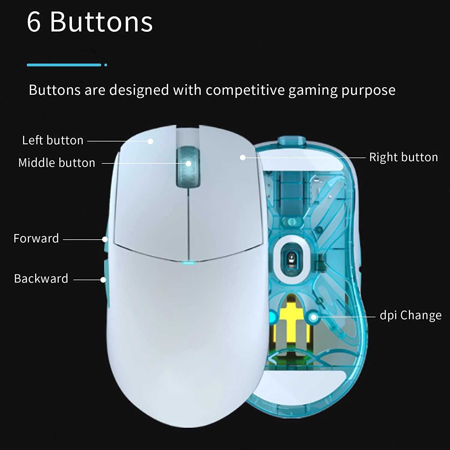 Chuột chơi game không dây Lamzu Atlantis  -Bảo hành 12 tháng