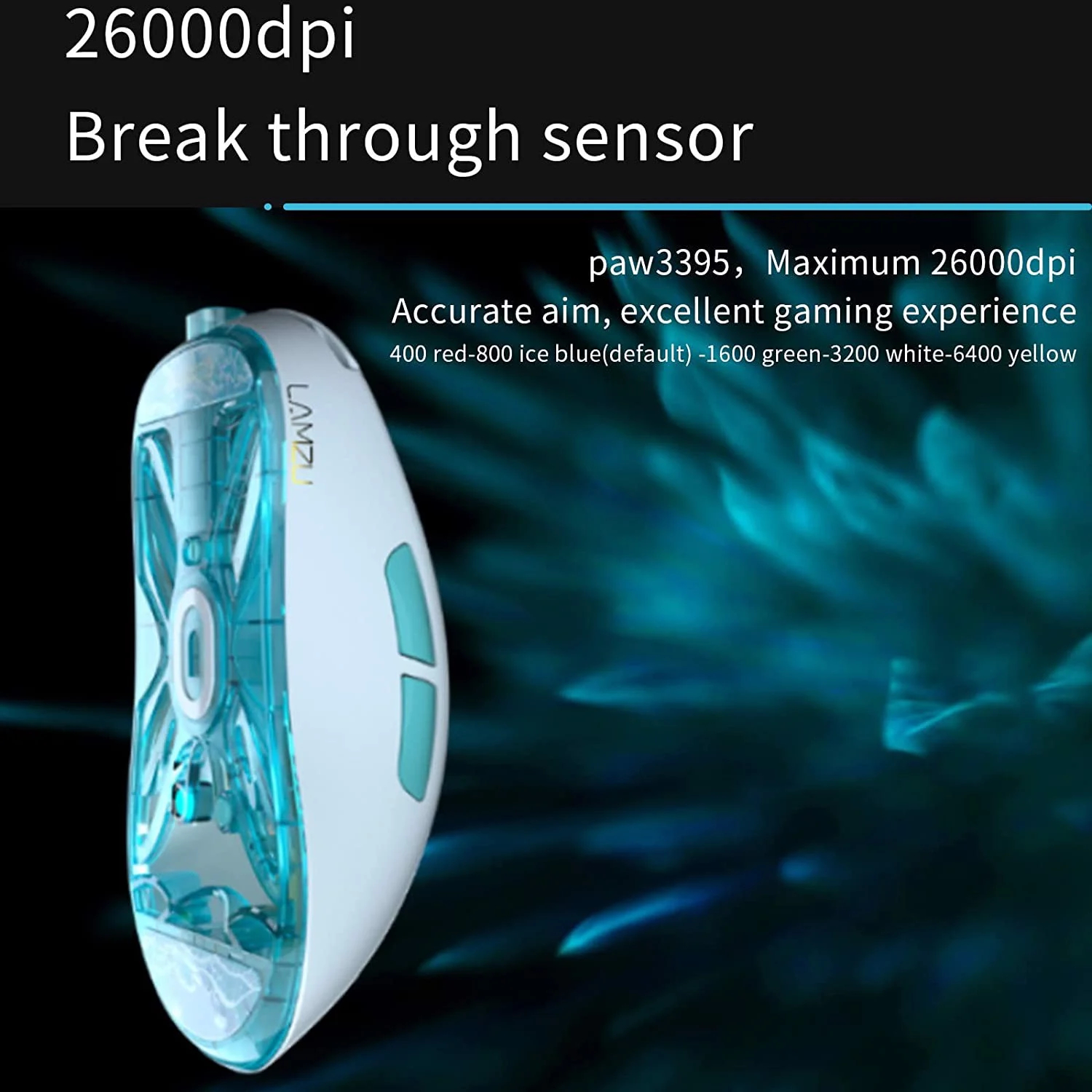 Chuột chơi game không dây Lamzu Atlantis  -Bảo hành 12 tháng