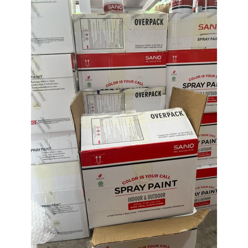 Sơn xịt sano trắng bóng 40,trắng mờ 05chính hãng