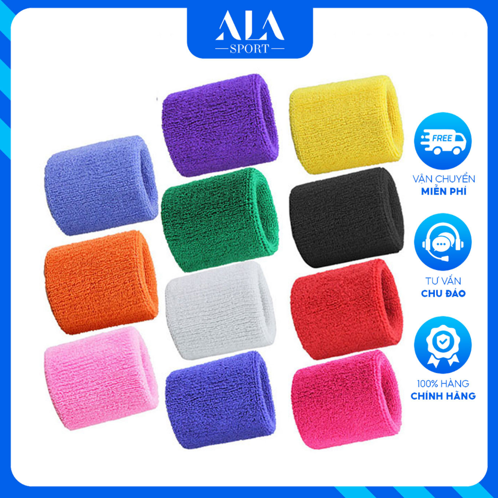 Băng Đeo Thấm Hút Mồ Hôi Bảo Vệ Cổ Tay Hỗ Trợ Tập Thể Thao