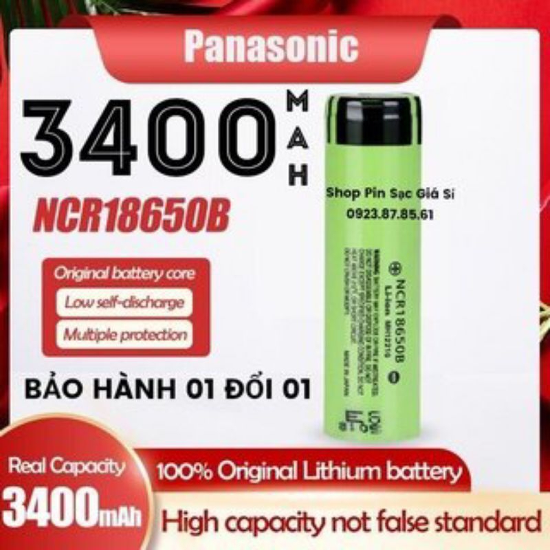 Pin 18650 Panasonic 3400mah JAPAN