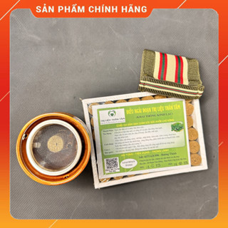 Cốc xông ngải cứu Thân Tâm tặng kèm vỏ bọc chống nóng và ngải cứu tự nhiên