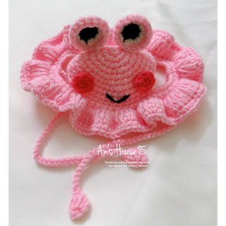 Mũ ếch cho chó mèo thú cưng handmade