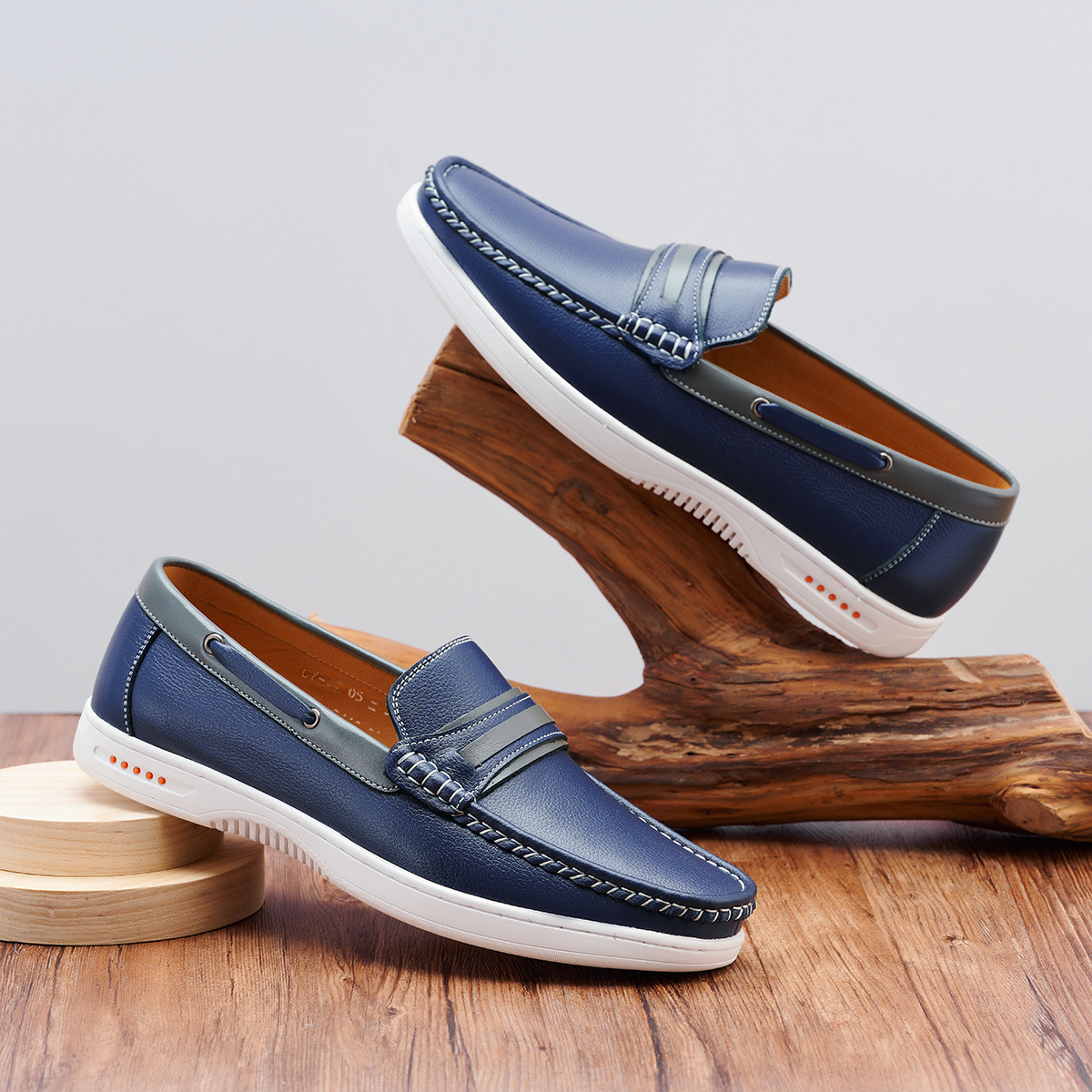 Giày da nam LEXSHOES giày da bò LS05 cao cấp bảo hành 2 năm